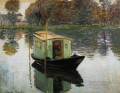 El barco estudio 1874 Claude Monet